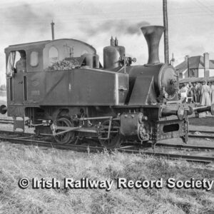 Irish Sugar Company locomotive No. 1 outside Thurles beet factory, Co. Tipperary, 10th November 1951 © IRRS Archive