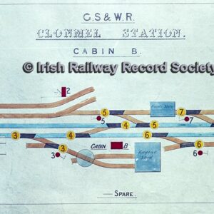 GSWR track-diagram of Clonmel Station, Co. Tipperary, circa 1925 © IRRS Archive